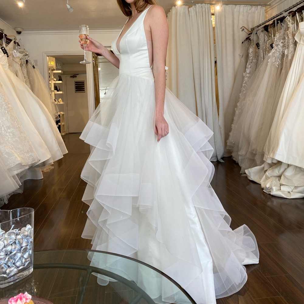 Roxie Wedding Dress by Anne Barge with matching veil included!